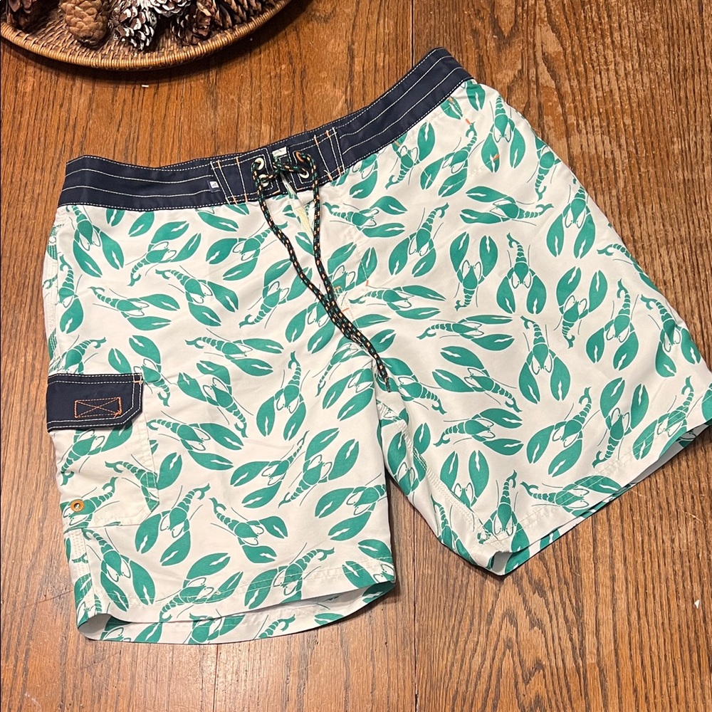 Sperry Lobster Print Board Shorts like new!